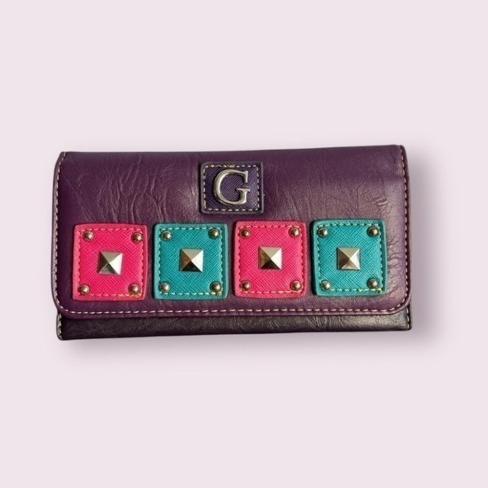 Guess Y2K Colorblock Wallet